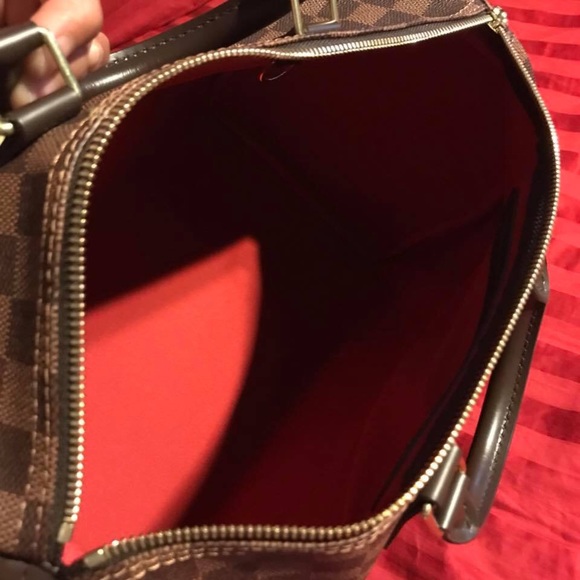 Authentic LV Speedy 35 DAMIER EBENE - Picture 3 of 8